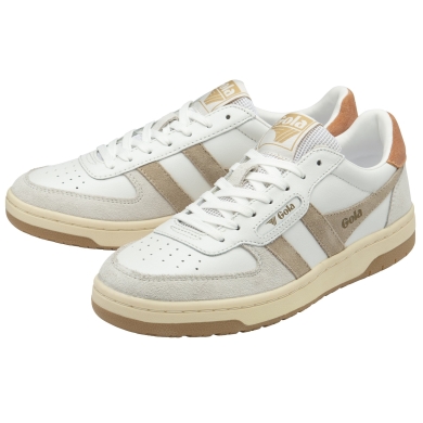 Gola Sneaker Hawk 2025 weiss/hellbraun/terracottarot Damen