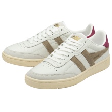 Gola Sneaker Falcon Leder 2025 weiss/braun/kirschrot Damen