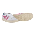 Gola Sneaker Falcon Leder 2024 weiss/pink/dunkelblau Damen