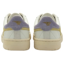 Gola Sneaker Falcon Leder 2024 weiss/gelb/lavendel Damen