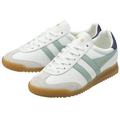 Gola Sneaker Torpedo Leder 2025 weiss/türkis/violett Damen