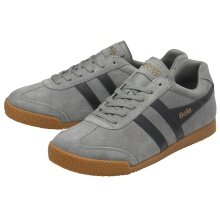 Gola Sneaker Harrier Suede-Leder 2025 zementgrau/dunkelblau Herren