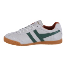 Gola Sneaker Harrier Suede-Leder 2025 hellgrau/grün/orange Herren