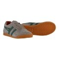 Gola Sneaker Harrier Suede-Leder 2024 hellgrau/dunkelgrün/orange Herren