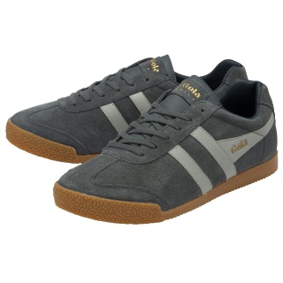 Gola Sneaker Harrier Suede-Leder 2024 dunkelgrau/hellgrau/navyblau Herren