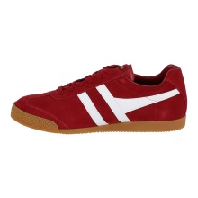 Gola Sneaker Harrier Suede-Leder rot/weiss Herren