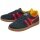 Gola Sneaker Hurricane Suede 2024 navyblau/rot/sonnengelb Herren