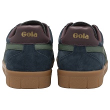 Gola Sneaker Hurricane Suede 2024 navyblau/grün/dunkelrot Herren