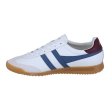 Gola Sneaker Torpedo Leder 2024 weiss/blaugrau/dunkelrot Herren