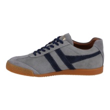 Gola Sneaker Harrier Suede-Leder Knightsbridge - Made in England - hellgrau/navyblau Herren