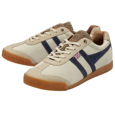 Gola Sneaker Harrier Cambridge 2024 - Made in England - beige/navyblau Herren