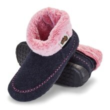 Gumbies Hausschuhe Ossa High navyblau/pink Damen