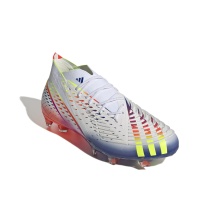 adidas Fussballschuhe Predator Edge.1 FG für feste Böden (Naturrasen) weiss/bunt Herren