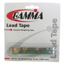 Gamma Bleiband Lead Tape für Schlägertuning (18g, 183cm) - 1 Rolle