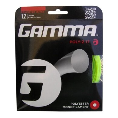 Gamma Poly-Z neongelb Tennissaite