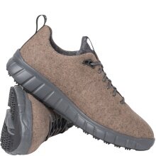 Ganter Sneaker Evo Merinowolle (Merino-Walkloden für guten Klimakomfort) toffeebraun/anthrazitgrau Damen