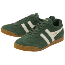 Gola Sneaker Harrier Suede-Leder grün/weiss Herren