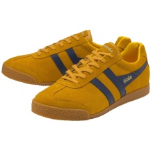 Gola Sneaker Harrier Suede-Leder gelb/blau Herren