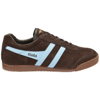 Gola Sneaker Harrier Suede-Leder dunkelbraun/blau Herren