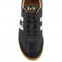 Gola Sneaker Harrier Elite - Made in England - schwarz/weiss Herren