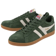 Gola Sneaker Equipe Suede-Leder grün/weiss/gum Herren