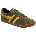 Gola Sneaker Harrier Suede-Leder khakigrün/gelb Herren