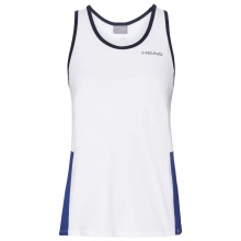 Head Tennis-Tank Club weiss/royalblau Damen