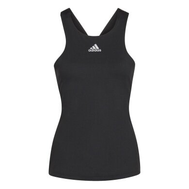 adidas Tennis-Tank Y HEAT.RDY (schmal, weiches Tragegefühl, integriertes Bustier) schwarz Damen