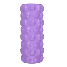 HMS Fitness Massagerolle FS107 (EVA-Schaum, für Ganzkörpertraining, Massage-Noppen) violett - 1 Stück