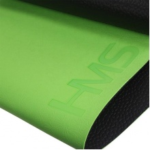 HMS Fitness YM06 Fitness-/Yogamatte Premium grün/schwarz 180x60x0,8cm