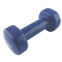 HMS Fitness Kurzhantel 17023 (Gusseisen, Vinylbeschichtung) 3kg blau - 1 Stück