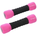 HMS Fitness CM06 weiche Kurzhanteln (2x1kg) schwarz/pink