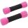 HMS Fitness CM06 weiche Kurzhanteln (2x1kg) schwarz/pink