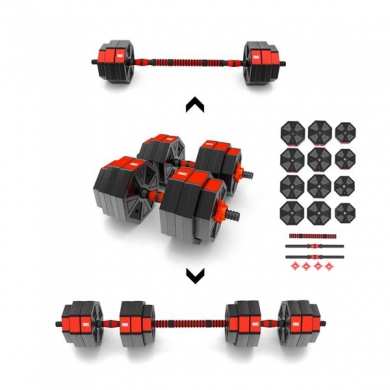 HMS Fitness SGC30 Kurzhantel-Langhantelset 30kg