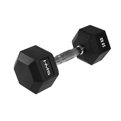 HMS Fitness Kurzhantel Hex Pro 10kg - 1 Stück