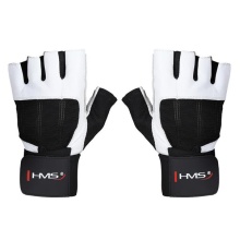 HMS Fitness Handschuhe RST04 weiss/schwarz