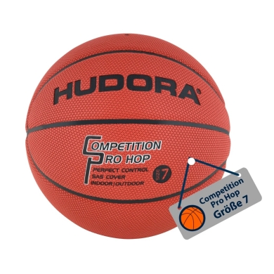 Hudora Basketball Competition Pro Hop (Größe 7) braun