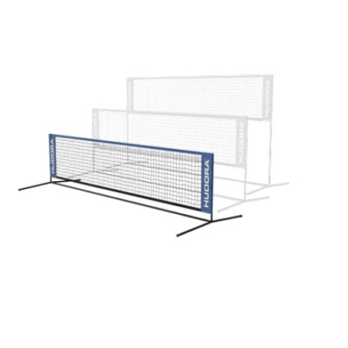 Hudora Netz Tennis/Badminton/Federball höhenverstellbar - Breite 3 Meter