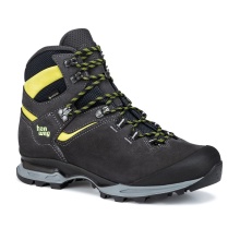 Hanwag Wanderschuhe Tatra Light GTX (Velourleder, wasserdicht, Trekking) asphaltgrau/gelb Herren