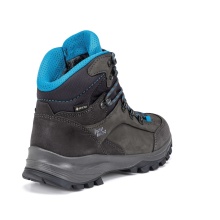 Hanwag Wanderschuhe Banks Lady GTX (Nubukleder, wasserdicht) asphaltgrau/ozeanblau Damen