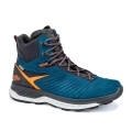 Hanwag Wanderschuhe Blueridge ES (Veloursleder, wasserdicht) blau/orange Herren