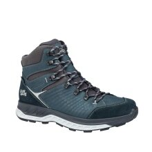 Hanwag Wanderschuhe Bluecliff EcoShell (Nubukleder/Veloursleder, wasserdicht) stahlblau/frost Herren