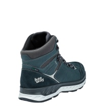 Hanwag Wanderschuhe Bluecliff EcoShell (Nubukleder/Veloursleder, wasserdicht) stahlblau/frost Herren