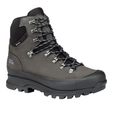 Hanwag Wanderschuhe Nazcat II GTX (Nubukleder, wasserdicht, Trekking) asphaltgrau/schwarz Herren