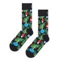 Happy Socks Tagessocke Crew Christmas Tree Decoration schwarz/bunt - 1 Paar