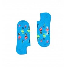 Happy Socks Tagessocke No Show Sneaker Flamingo blau - 1 Paar