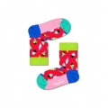 Happy Socks Tagessocke Crew Kids Ice Cream (Eiscreme) magentarot Kinder - 1 Paar