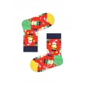 Happy Socks Tagessocke Kids Santa (Weihnachtsmann) rot 1er Boys/Girls