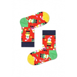 Happy Socks Tagessocke Kids Santa (Weihnachtsmann) rot 1er Boys/Girls