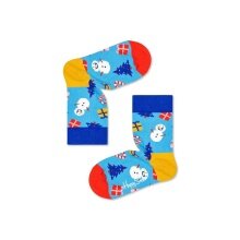 Happy Socks Tagessocke Crew Kids Bring it on Sock blau Kinder - 1 Paar